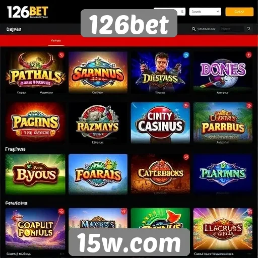 Análise das opções de jogos disponíveis no 126bet